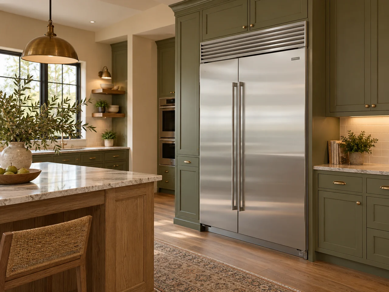 Illustration of a Sub-Zero refrigerator