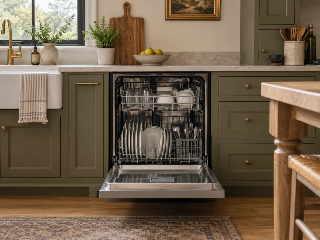 Illustration of a Thermador dishwasher