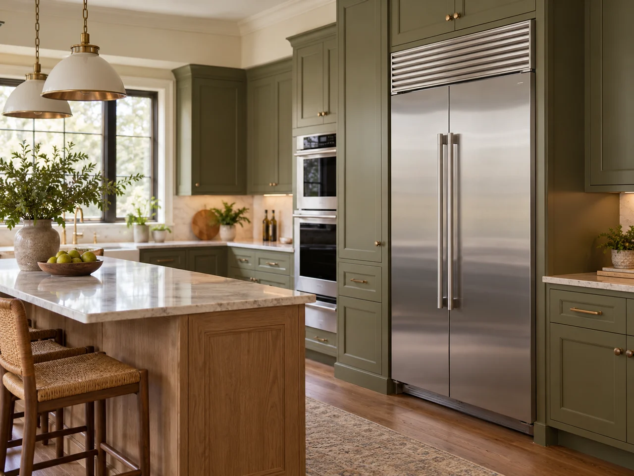Illustration of a Sub-Zero refrigerator