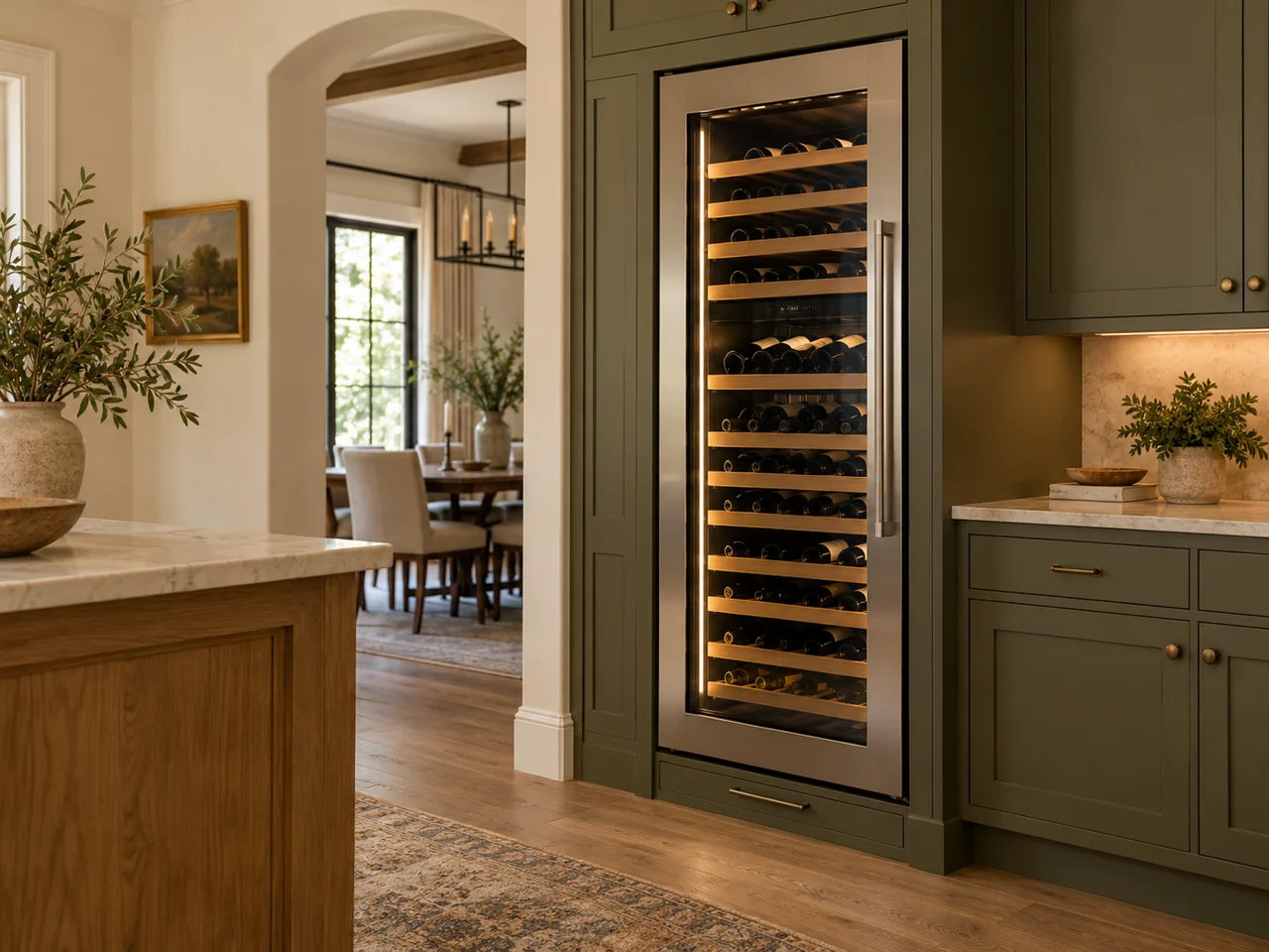 Illustration of Monogram wine cooler