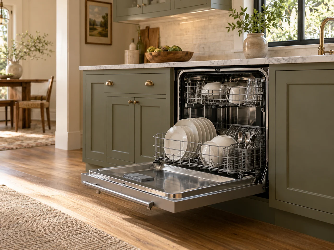 Illustration of Viking dishwasher